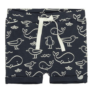 Shorts marine mönstrad