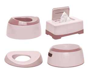 Baby care  Toilet træningssæt Blossom Pink