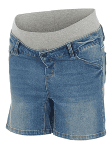 mama licious Maternity shorts MLFONTANA Light Blue Denim