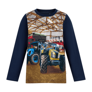 T-Shirt LS Navy Night