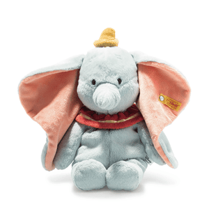 Disney Soft Cuddly Friends Dumbo lyseblå, 30 cm