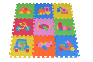 Puzzlematte Fahrzeuge 10 tlg.