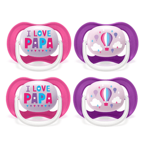 Philips -napp ultra air SCF080 / 04 Collection Happy 6-18m Boy Mama / Balloon double pack