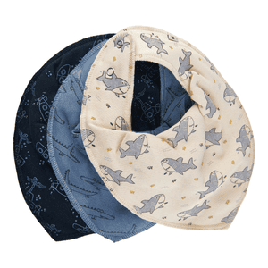 Bandana 3-pack donkerblauw