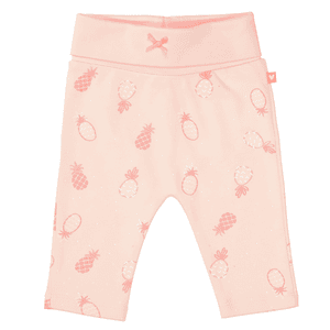 Broek zacht peach gedessineerd