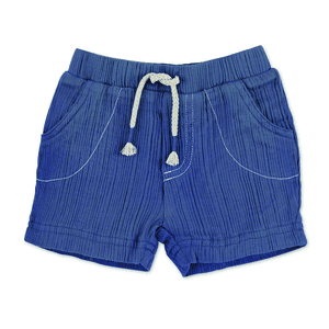 kurze Hose blau