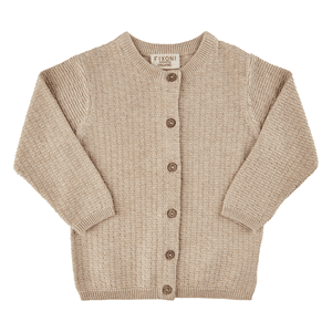 Knitted Cardigan Sand Melange