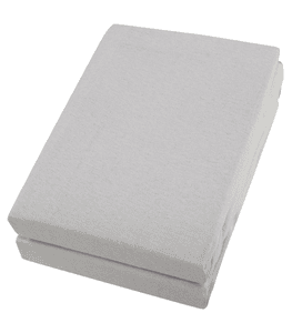 spännlakan dubbelpack silver/silver 70 x 140 cm