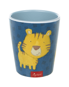 Melamine mok Tiger blauw