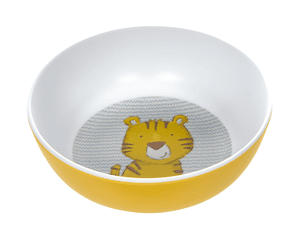 Melamine kom Tiger geel