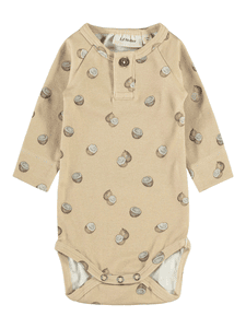 Lil'Atelier Langarmbody Nbmgeo Semolina