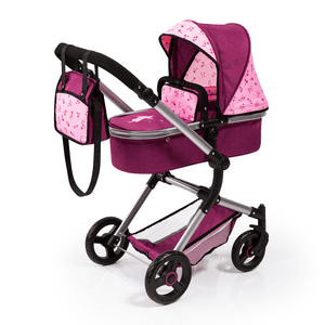 Design Neo Vario combinatie poppenwagen pruim, met fee