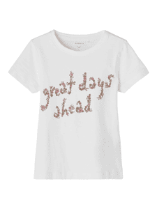 Camiseta Nmfjasmin B right  White