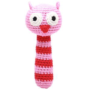 nature Zoo of Denmark  Hochet lama en crochet, rose