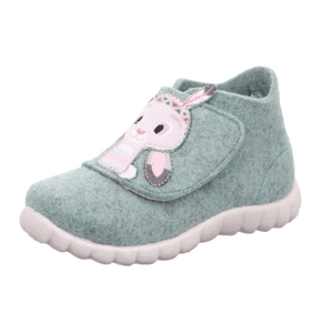 Slipper Happy bunny turchese