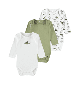 Body 3-pack Loden Green Dino