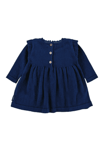 Organic Knit Dress Marine