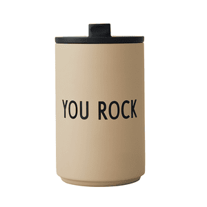 Thermos enfant YOU ROCK inox beige 350 ml