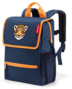 backpack kids tiger , navy