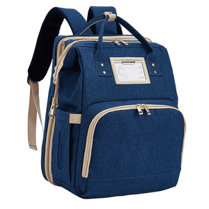 Bolso cambiador premium azul