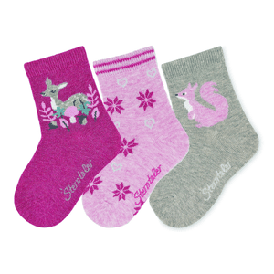 Sukat 3-pack fawn magenta