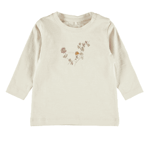Langarmshirt Nbflonny Whitecap Gray