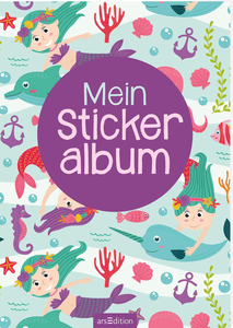 arsEdition Mein Stickeralbum - Meerjungfrauen