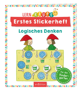 arsEdition Lernraupe Erstes Stickerheft - Logisches Denken