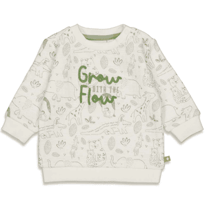 Sweatshirt Welcome Tot Earth Uit white