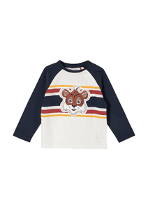 Langarmshirt ecru