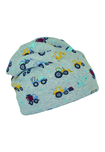 Slouch-Beanie silber