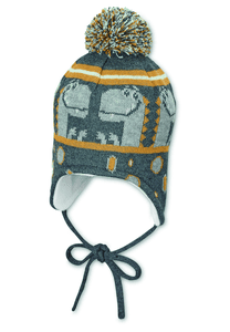Strickmütze anthrazit