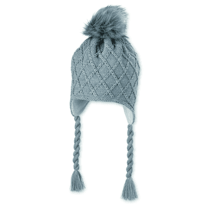 gorro de punto silver melange