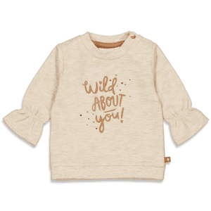 Sweatshirt Wild At Heart Off white Melange