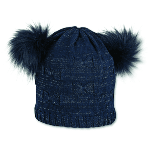 Casquette tricotée marine