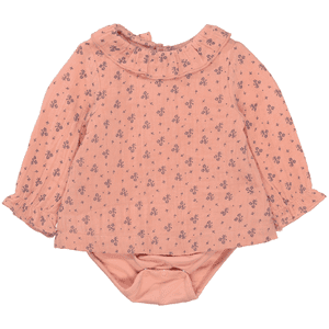 Bluse+Body soft rose gemustert