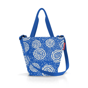 shopper XS batik sterk blauw