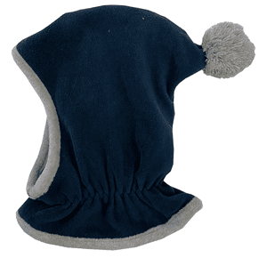 Gorro de bufanda azul marino