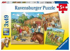 Puzzle 3x49 - Min hästgård