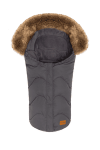 Winterfußsack Lhotse für Babyschale Grau