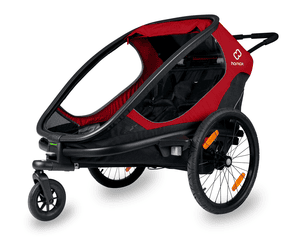 Fietskar Outback met rugleuningverstelling Red/Black