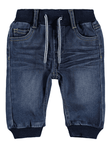 Jeans Nbmbob Donkerblauw Denim