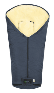 Chancelière pour poussette universelle hiver Henry agneau bleu marine