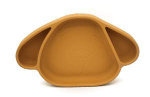 Tallrik med sugkopp i silikon Milo Honey