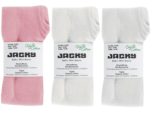 Panty 3-pack roze/beige/grijs