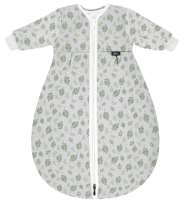 Śpiworek Mäxchen Thermo z ramieniem Organic Cotton Drifting Leaves
