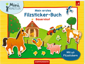 SPIEGELBURG  Mein erstes Filzsticker-Buch: Bauernhof (Mini-Künstler)