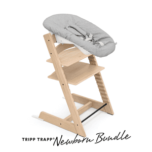 Tripp Trapp® Hochstuhl Oak natur inkl. Newborn Set™ Grey