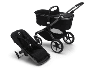 Poussette duo combinée 2en1 Basis Fox 3 Graphite/Midnight Black