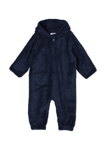 Plüschoverall blue